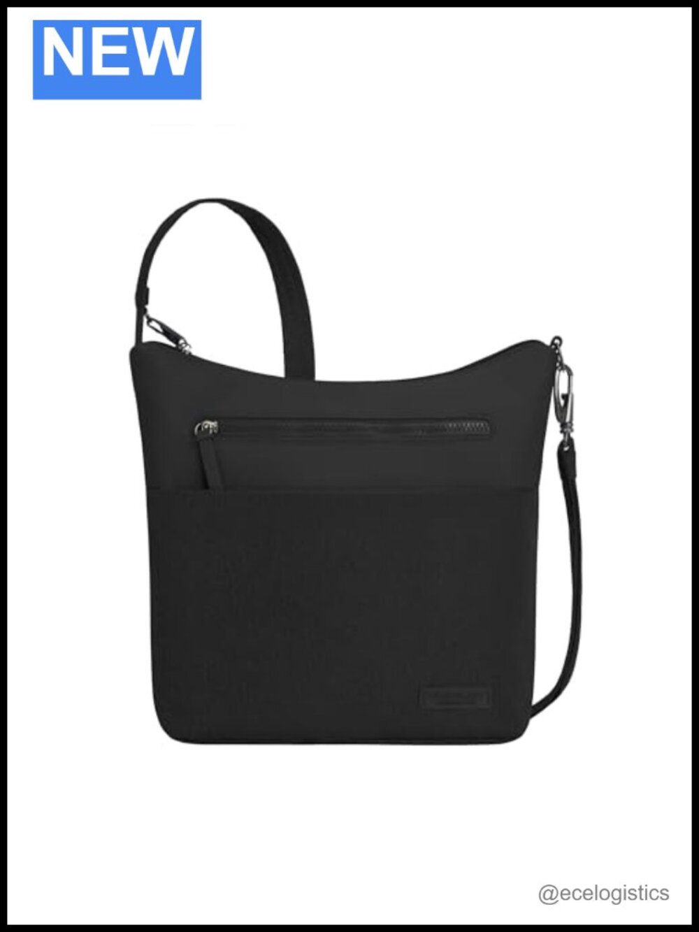 Anti-Theft Crossbody Bag with RFID Protection Slash-Resistant Polyester